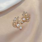 Rhinestone Branches Earring 1 Pair - E2090 - One Size