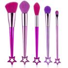Set Of 5: Star Makeup Brush Rose Pink - One Size