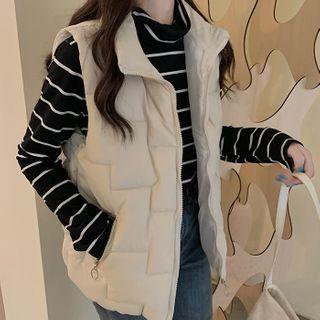 Sleeveless Cotton Vest Jacket