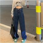 Adjustable Waist Loose-fit Jeans