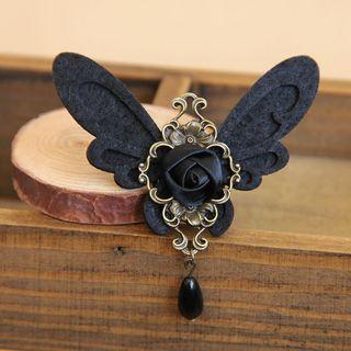 Floral Butterfly Brooch