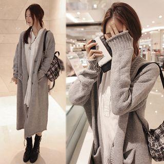 Midi Cardigan Light Gray - One Size