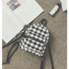 Plaid Convertible Lightweight Backpack