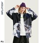 Astronaut-print Loose-fit Shirt