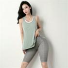 Loose-fit Sports Long Tank Top