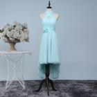 Halter Dip Back Cocktail Dress