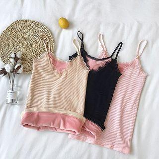 Lace Fleece-lined Camisole Top