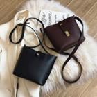 Flap Bucket Crossbody Bag