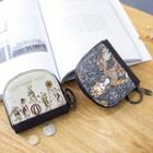 Faux Leather Printed Coin Purse