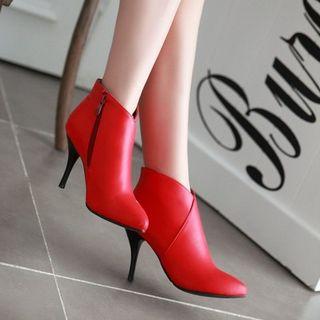 High Heel Pointy Ankle Boots