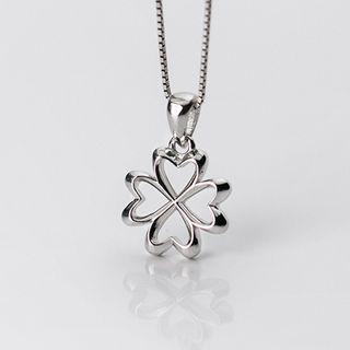 Clover Pendant Necklace Silver - One Size