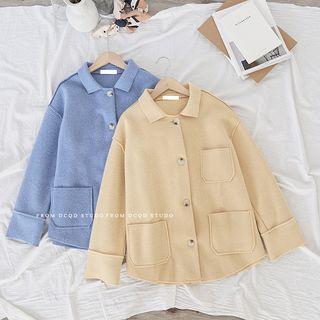 Pocket Woolen Coat
