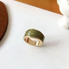 Glaze Ring 1 Pc - Ring - Green & Gold - One Size