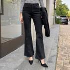 Bell-bottom Black Jeans