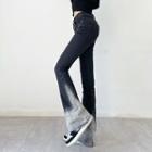 Gradient Flared Jeans
