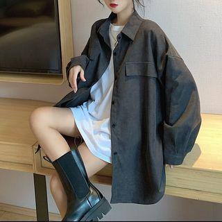 Long Sleeve Loose-fit Cargo Shirt