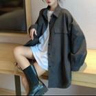 Long Sleeve Loose-fit Cargo Shirt