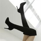 Pointy-toe Stiletto-heel Long Boots In 2 Lengths