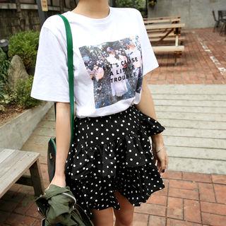 Short-sleeve Graphic Print T-shirt