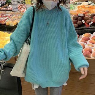 Plain Sweater Sweater - One Size