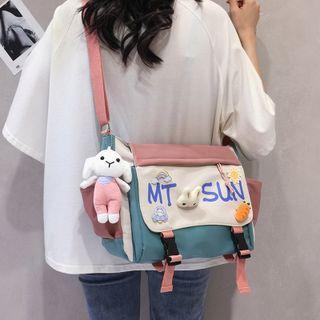 Pinned Crossbody Bag / Bag Charm / Set