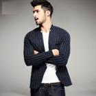 Slim-fit Striped Blazer