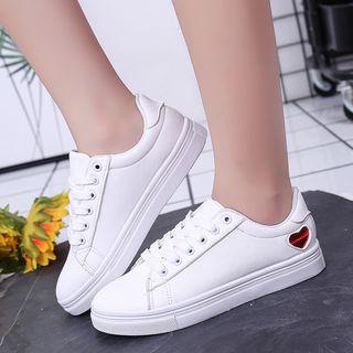 Heart Accent Sneakers