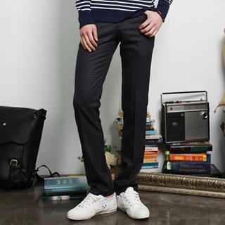 Check Pattern Dress Pants