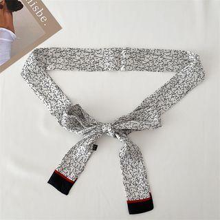 Cat Print Scarf Belt