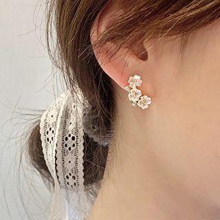 Shell Flower Earring 1 Pair - One Size
