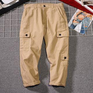 Cargo Straight-cut Pants