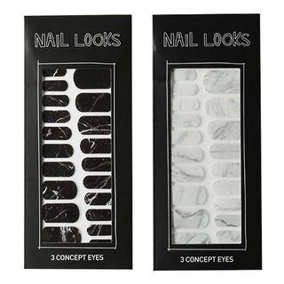 3 Concept Eyes - Nail Looks (marble) White