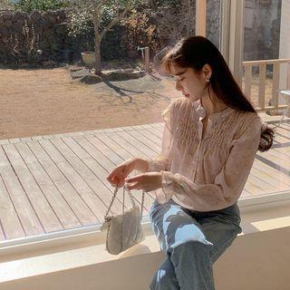 Smock Floral Chiffon Blouse