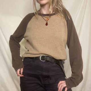 Plain Raglan Sleeve Sweatshirt