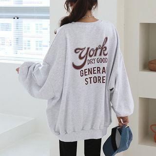 Plus Size York Letter Sweatshirt