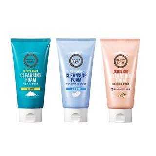 Happy Bath - Cleansing Foam - 3 Types White Clay