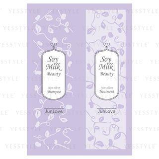 Jun Cosmetic - Junlove Soy Milk Beauty Shampoo & Treatment Trial Set Fresh Floral
