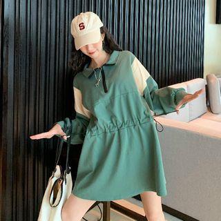 Tie-waist Shirt Mini Dress
