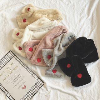 Faux-fur Sweetheart Scarf