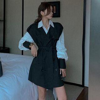 Double Breasted Trench Coat / Shirt