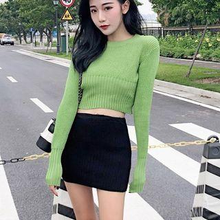 Crop Knit Pullover