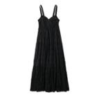 Spaghetti Strap Embroidered Midi Sundress