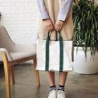 Color Block Canvas Tote