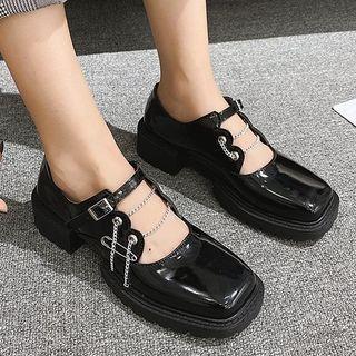 Chunky Heel Mary Jane Shoes (various Designs)