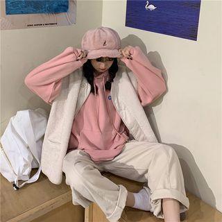 Single Breasted Vest / Hoodie / Straight Fit Pants