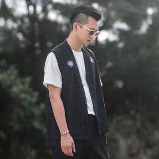 Chinese-style Embroidered Vest