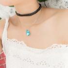 Gemstone Necklace With Choker