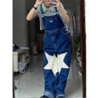 Star Print Wide Leg Jumper Jeans