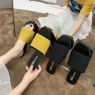 Knit Strap Slippers