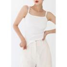 Double-strap Open-back Crop Top